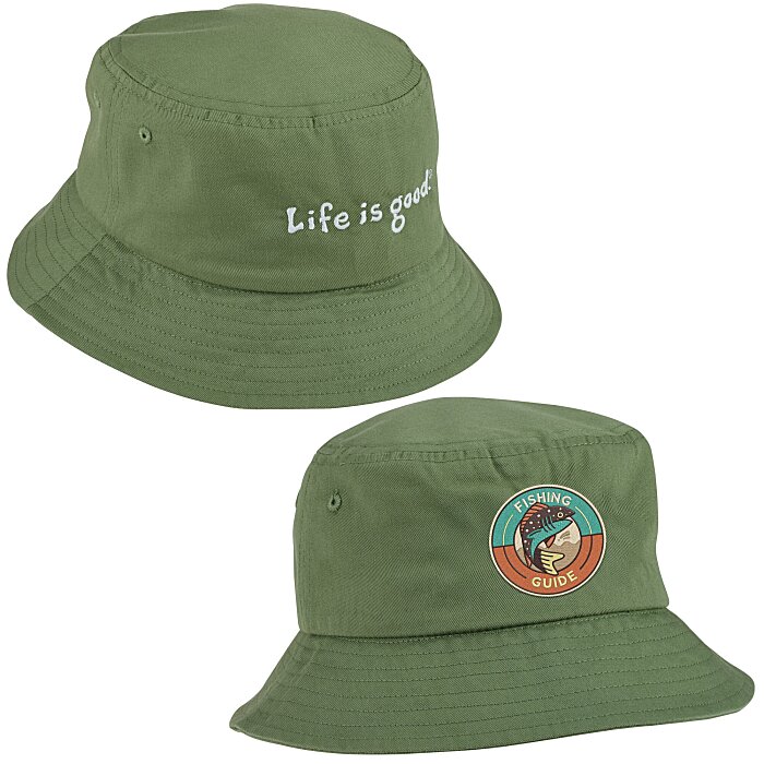 Life is Good Bucket Hat - Embroidered 171463-E : 4imprint.com