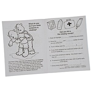 4imprint know your emergency first aid coloring book