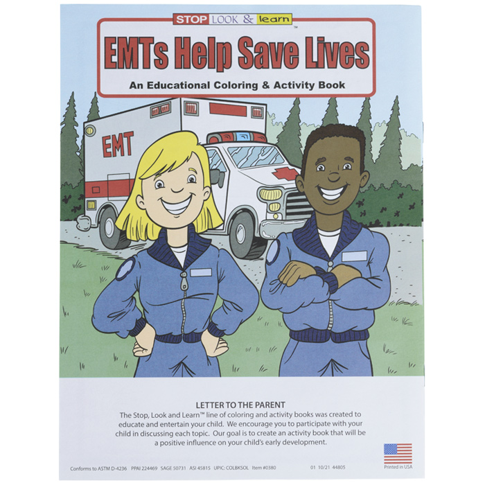 Download 4imprint Com Emt S Help Save Lives Coloring Book 24 Hr 1034 Emt 24hr