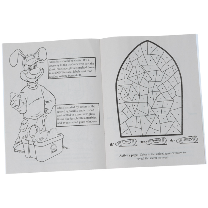 Download 4imprint.com: Recycling Coloring Book - 24 hr 1034-REC-24HR