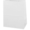 View Image 3 of 3 of Kraft Paper White Shopping Bag - 9-3/4" x 7-3/4"