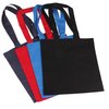 View Image 2 of 3 of Cotton Sheeting Colored Economy Tote - 12-1/2" x 12"