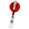 View Image 2 of 3 of Economy Retractable Badge Holder - Translucent