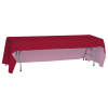View Image 2 of 6 of Serged Open-Back Polyester Table Throw - 8'