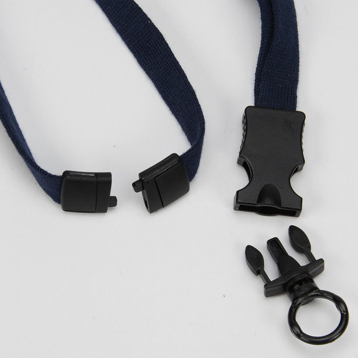 Release Buckle Limeloot Dogs Premium Lanyard with Breakaway and Flat Ring.