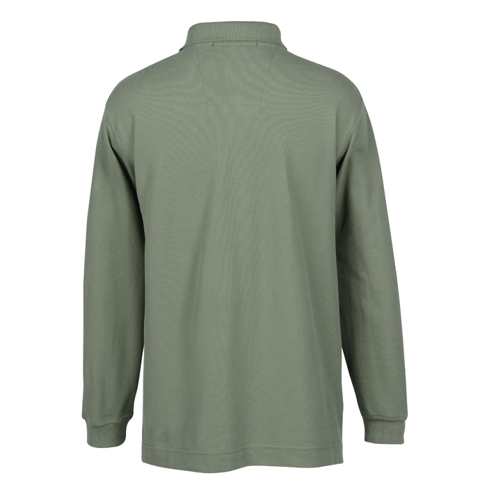 4imprint.com: Peruvian Pima Cotton LS Pique Polo - Men's 6386-M