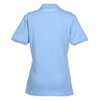 View Image 2 of 2 of Jerzees SpotShield Button Jersey Shirt- Ladies' - Embroidered