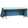 View Image 2 of 3 of Hemmed Open-Back Poly/Cotton Table Throw - 6'