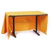 View Image 2 of 3 of Hemmed Open-Back Poly/Cotton Table Throw - 4' - 24 hr