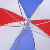 View Image 2 of 4 of Budget-Beater Golf Umbrella - Red/White/Blue - 60" Arc