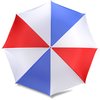 View Image 3 of 4 of Budget-Beater Golf Umbrella - Red/White/Blue - 60" Arc