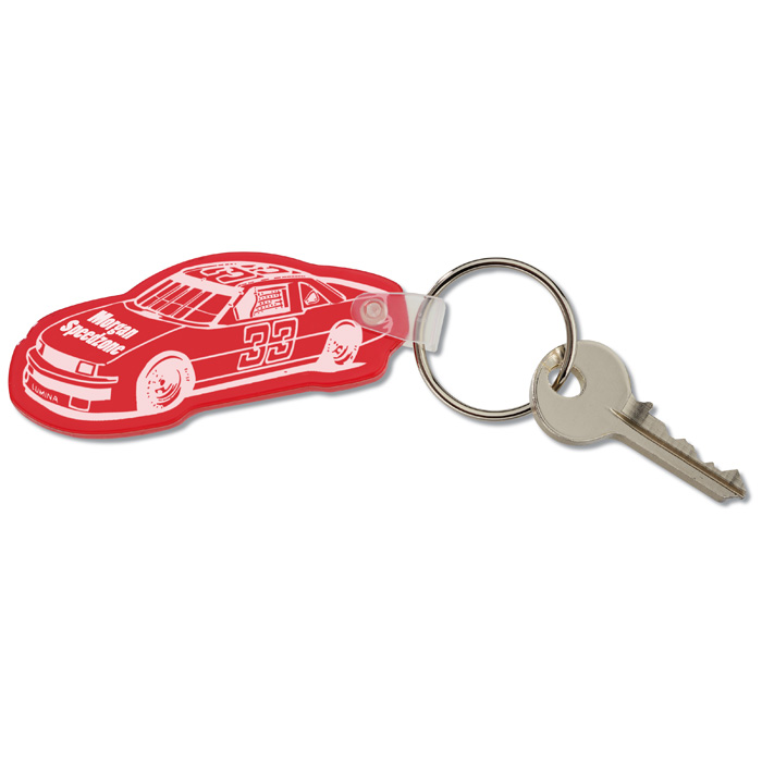 Race Car Soft Keychain Translucent 39212RCT