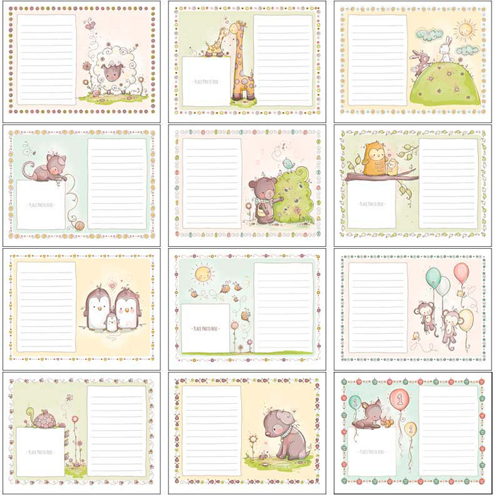 4imprint com: Baby #39 s First Year Calendar English 101095