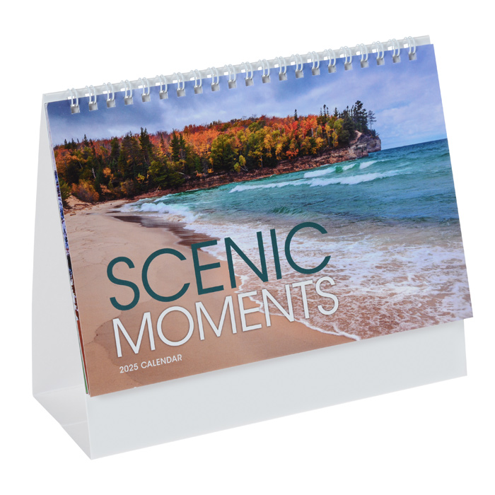 Scenic Moments TentStyle Desk Calendar 101106