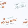 View Image 3 of 3 of Souvenir Designer Sticky Note - 3" x 4" - Stripes - 50 Sheet