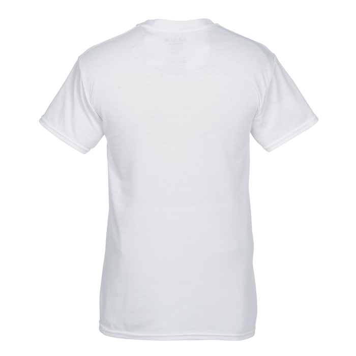 4imprint.com: Gildan 5.5 oz. DryBlend 50/50 T-Shirt - Screen - White ...