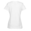 View Image 2 of 2 of Fruit of the Loom HD V-Neck T-Shirt Ladies' - Screen - White