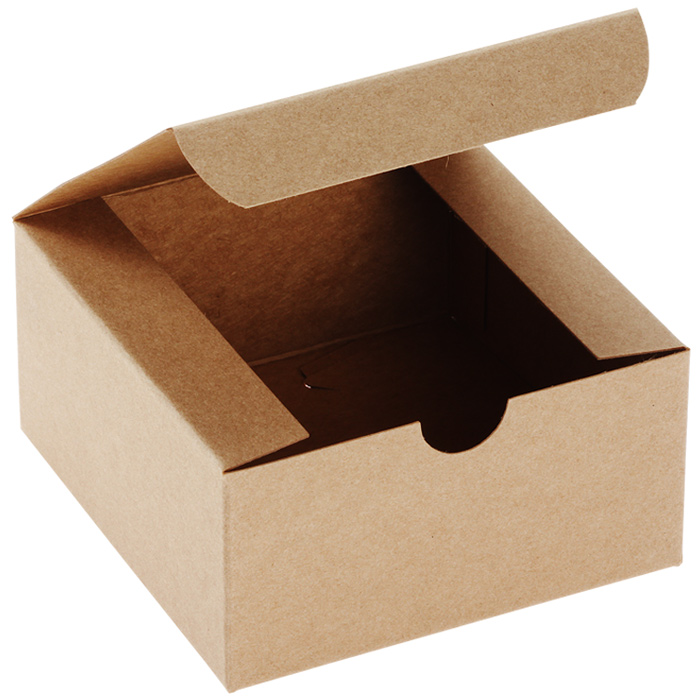 4imprint Gift Box 4 X 4 X 2 Natural Kraft 105719 44 NK