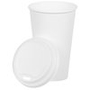 View Image 2 of 4 of Takeaway Paper Cup with Traveler Lid - 16 oz.