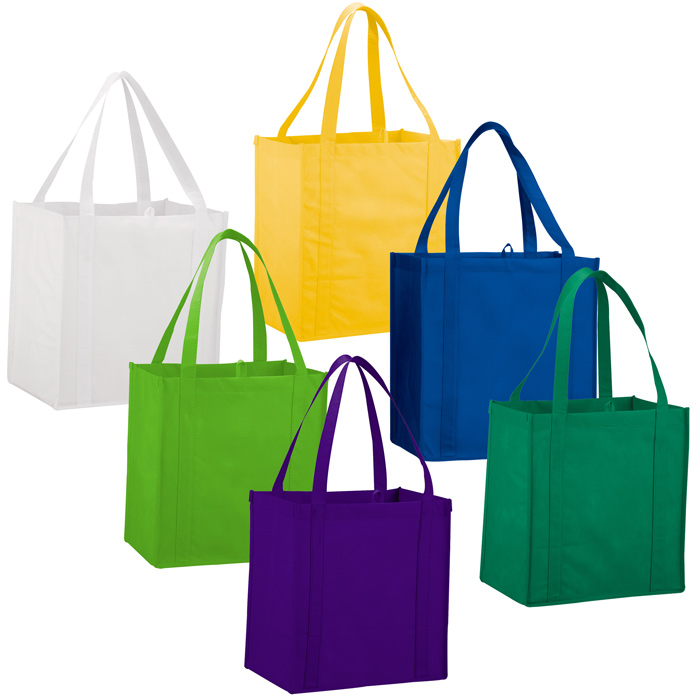reusable bag Tote Bag travel or gift grocery tote small shopping bag brown Grocery Bag grey Rabbit Print Sulky Fox
