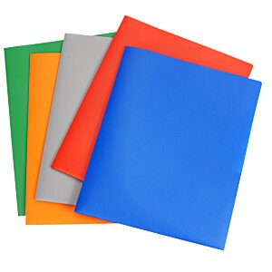 4imprint.com: Basic 2-Pocket Poly Folder 108507