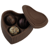 View Image 2 of 6 of Chocolate Heart Box with Truffles - Silver Box