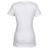 View Image 2 of 2 of Bella+Canvas Jersey Deep V-Neck T-Shirt - Ladies' - Embroidered