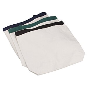 4imprint.com: 12 oz. Cotton Canvas Color Band Tote 110256