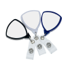 View Image 3 of 4 of Jumbo Retractable Badge Holder - 24" - Shield - Label