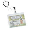 View Image 4 of 4 of Jumbo Retractable Badge Holder - 24" - Shield - Label