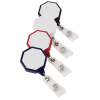 View Image 3 of 4 of Jumbo Retractable Badge Holder - 40" - Octagon - Label