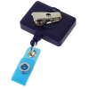 View Image 3 of 3 of Jumbo Retractable Badge Holder - 40" - Rectangle - Opaque - Label