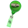 View Image 3 of 3 of Jumbo Retractable Badge Holder - 40" - Round - Translucent - Label