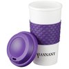 View Image 3 of 3 of Color Banded Classic Coffee Cup - 16 oz.