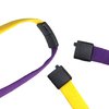 View Image 2 of 2 of Two-Tone Cotton Lanyard - 5/8" - Plastic Swivel Snap Hook - 24 hr