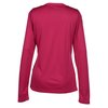 View Image 2 of 2 of Contender Athletic LS V-Neck T-Shirt - Ladies' - Screen