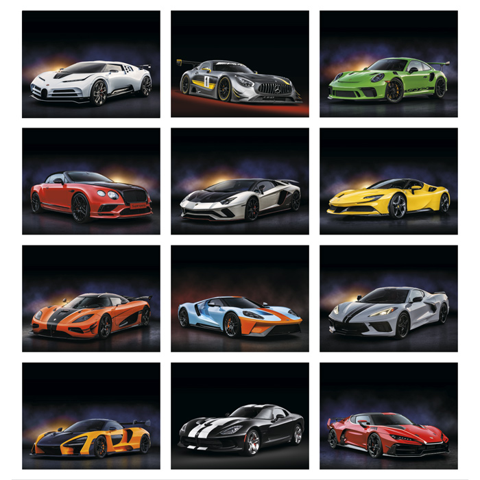 4imprint.com: Exotic Sports Cars Calendar - Stapled 112583-ST
