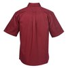 View Image 2 of 3 of Harriton Twill SS Shirt with Stain Release - Men's