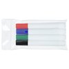 View Image 2 of 4 of Broad Line Dry Erase Marker - Chisel Tip - Assorted - 4pk
