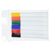 View Image 2 of 4 of Broad Line Dry Erase Marker - Chisel Tip - Assorted - 6pk
