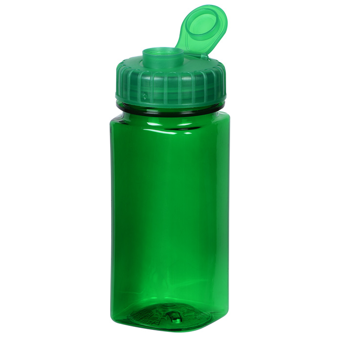 4imprint.com: PolySure Squared-Up Water Bottle with Flip Lid - 16 oz ...