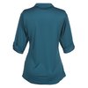 View Image 2 of 2 of OGIO Poly Interlock Stay-Cool Henley - Ladies'