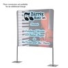 View Image 5 of 5 of Tabletop Banner System with Tall Back Wall - 6'