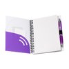 View Image 4 of 4 of Curvy Top Notebook with Pen