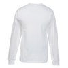 View Image 2 of 2 of Soft Spun Cotton Long Sleeve T-Shirt - White