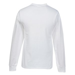 4imprint.com: Soft Spun Cotton Long Sleeve T-Shirt - White 118390-LS-W