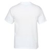 View Image 2 of 2 of Soft Spun Cotton Pocket T-Shirt - White - Embroidered