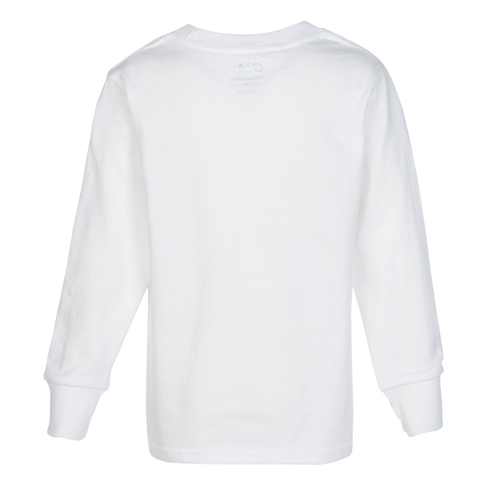 Port Classic 5.4 oz. Long Sleeve TShirt Youth White