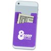 View Image 3 of 3 of Adhesive Cell Phone Wallet - Glitter
