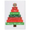 View Image 3 of 4 of Designer Tree Christmas Greeting Card